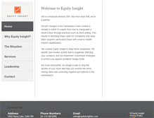 Tablet Screenshot of equityinsightinc.com